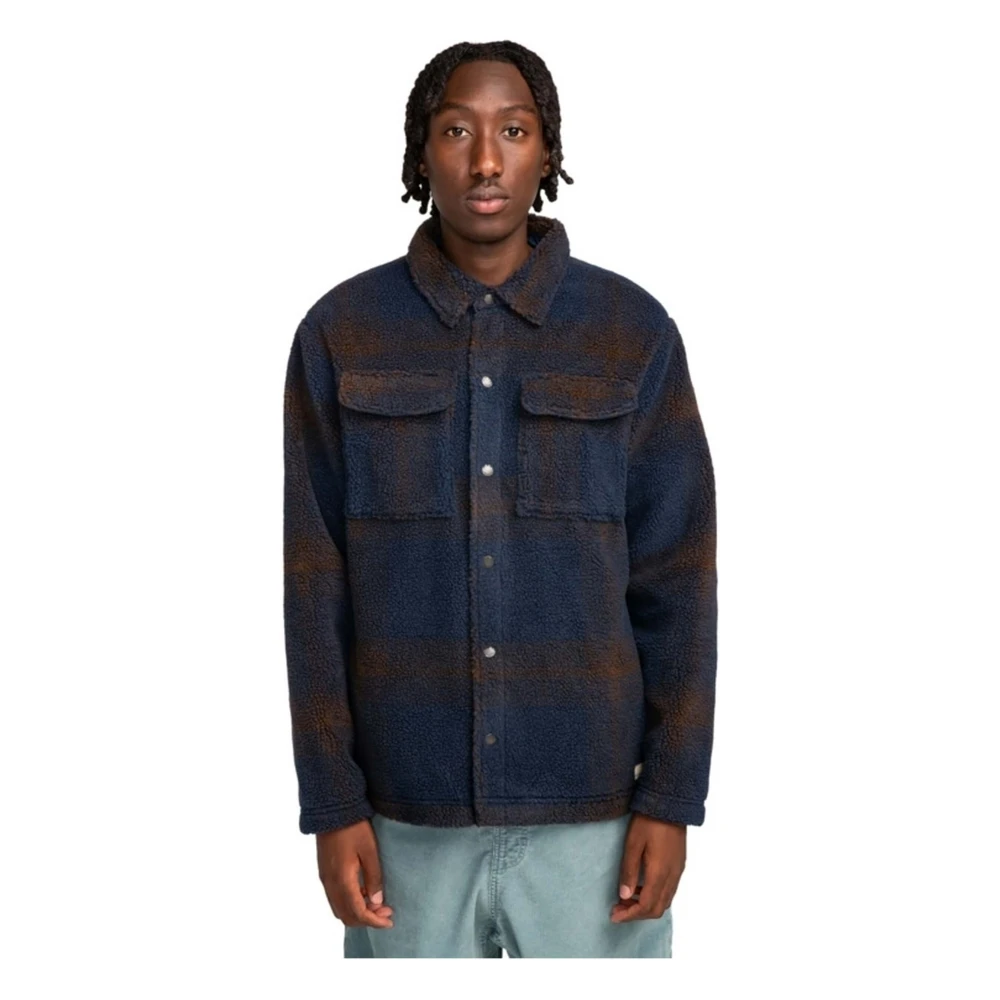 Element Hueco Shirt Blue Heren