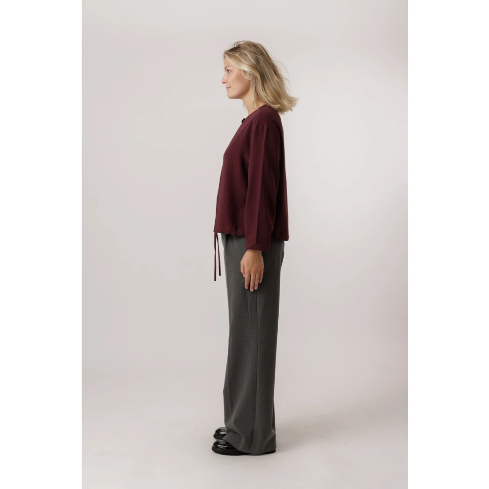 Dante 6 Trekkoord Top Wijnbes Mauve Red Dames