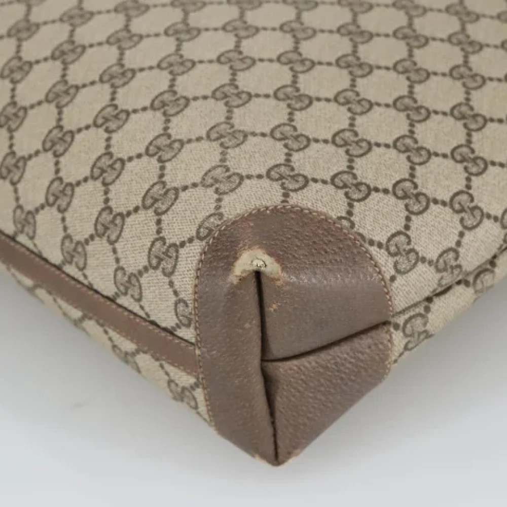 Gucci Vintage Pre-owned Leather gucci-bags Beige Dames