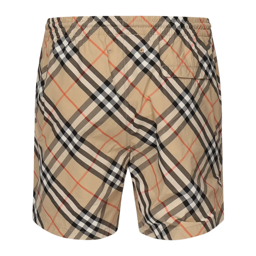 Burberry Geruit Patroon Beige Kleding Beige Heren