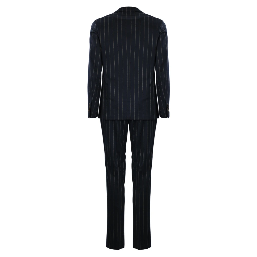 Eleventy Blauwe Geruite Jurk Blue Heren