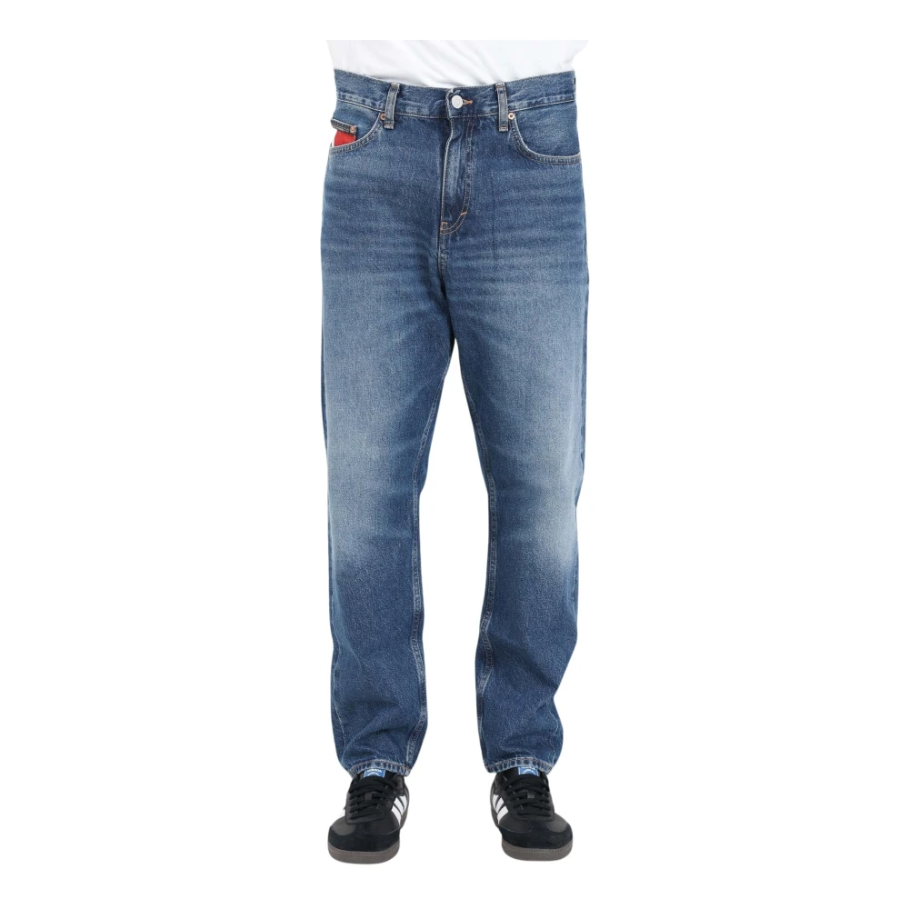 Tommy Jeans Avslappnad passform Distinktiva jeans med ikoniska detaljer Blue, Herr
