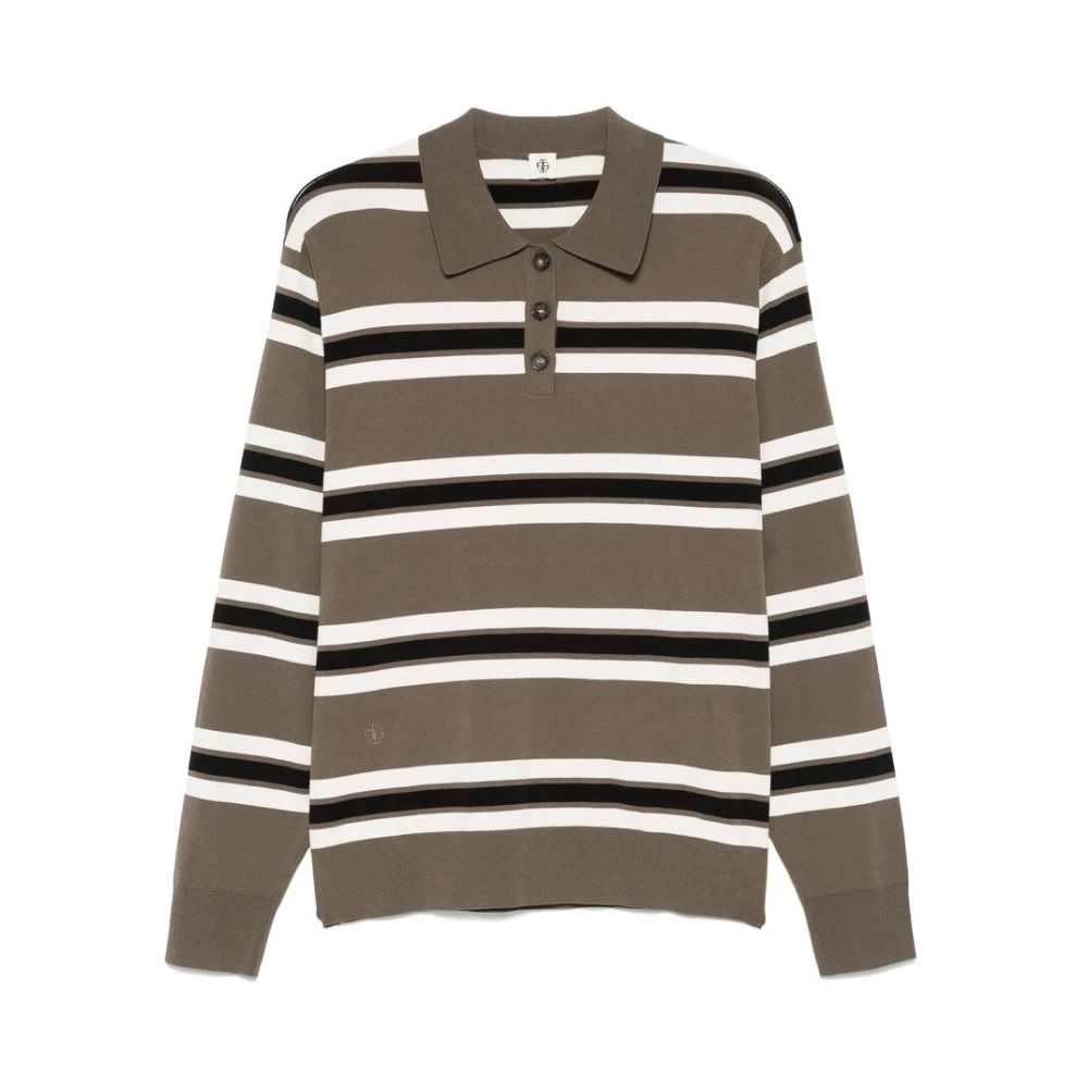 The Garment Olijfgroene Gestreepte Trui Multicolor Dames