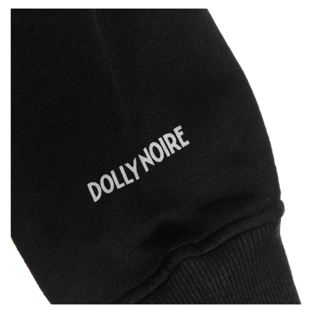 Dolly Noire Zwarte Hoodie met Zakken voor Mannen Black Heren