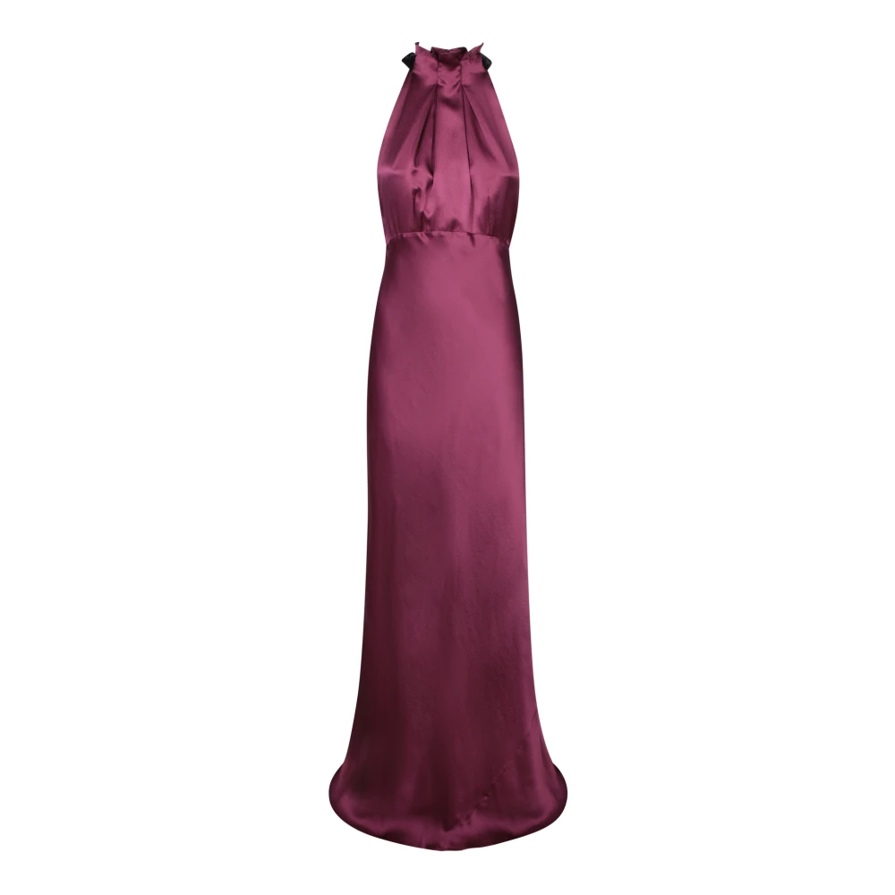 Saloni Bordeaux Jurk voor Dames Aw23 Purple Dames