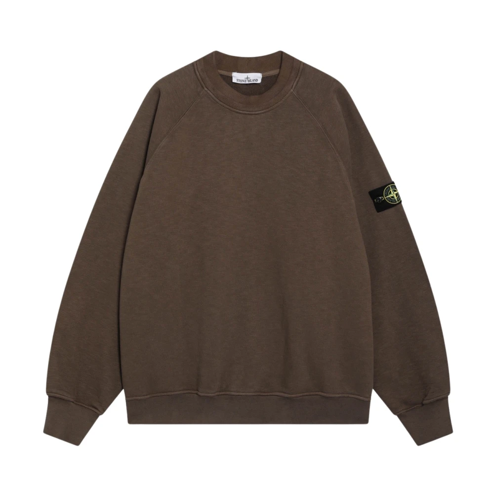 Stone Island Men's Orange Tubular Cotton Fleece Sweater ( - L) - Size L - Image 4