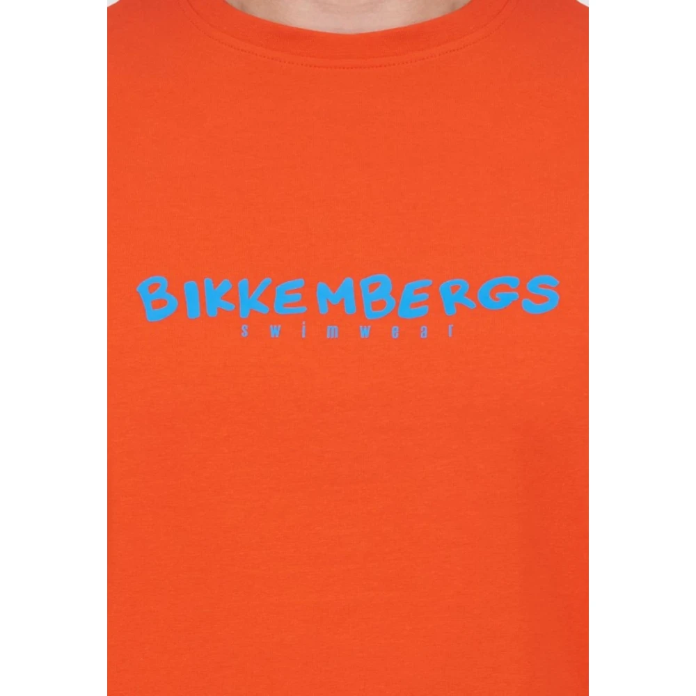 Bikkembergs Basis Heren T-shirt Orange Heren