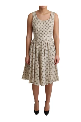 Polka Dot A-linje Klänning