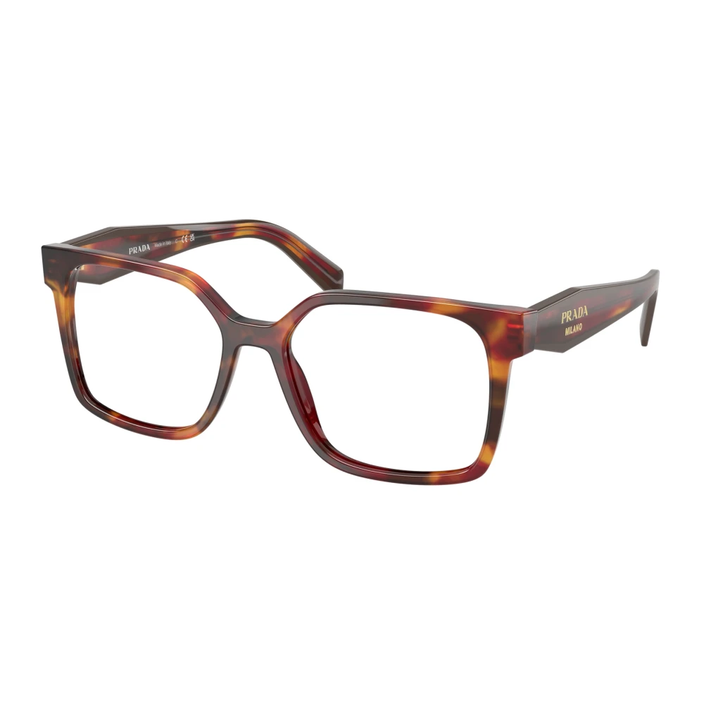 Prada Stijlvolle Bril in Blauw Brown Dames
