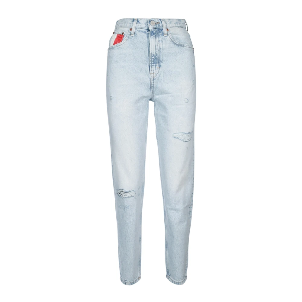 Tommy Jeans Casual Herenbroek Blue Dames