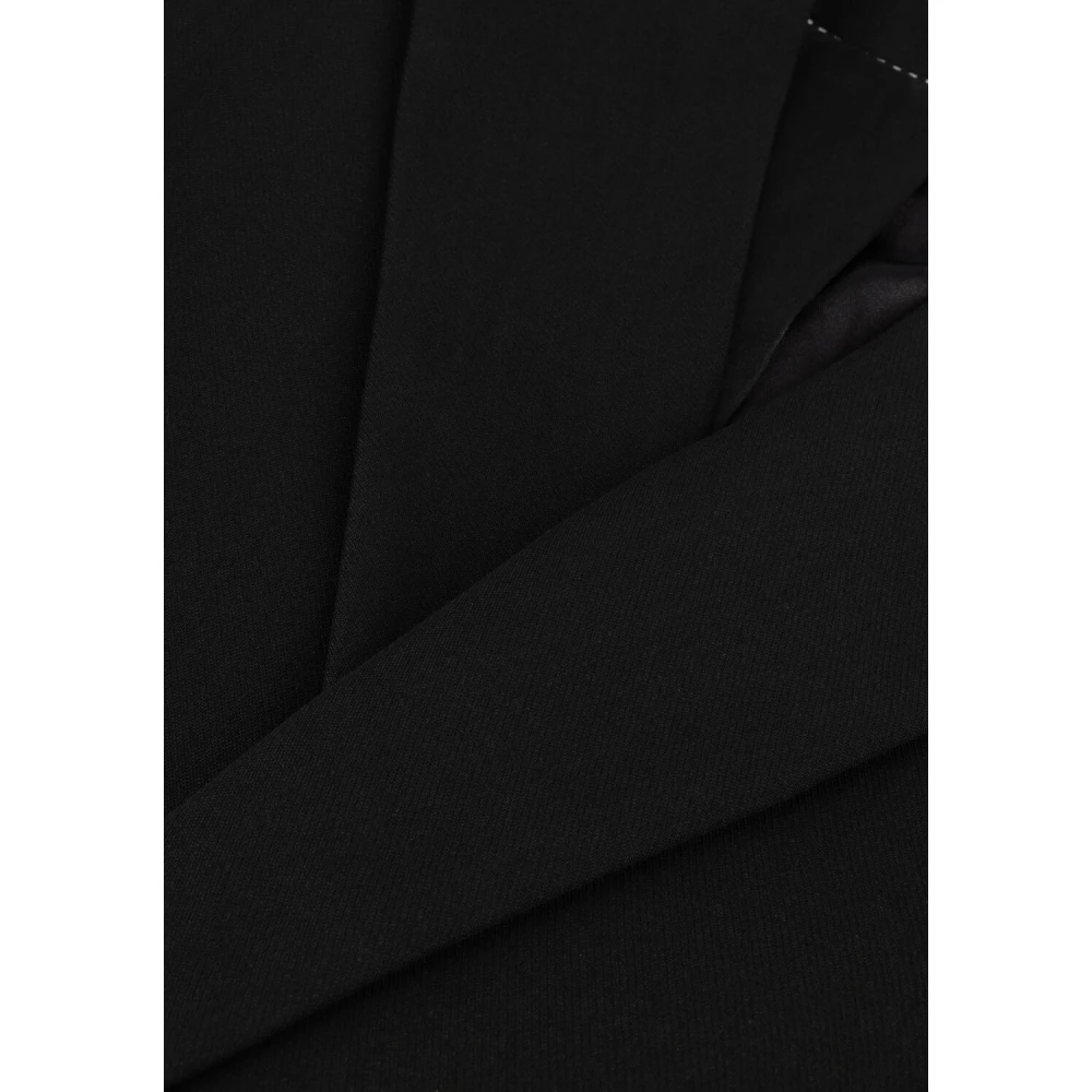 Co'Couture Zwarte Crop Blazer Stijlvolle Garderobe Toevoeging Black Dames