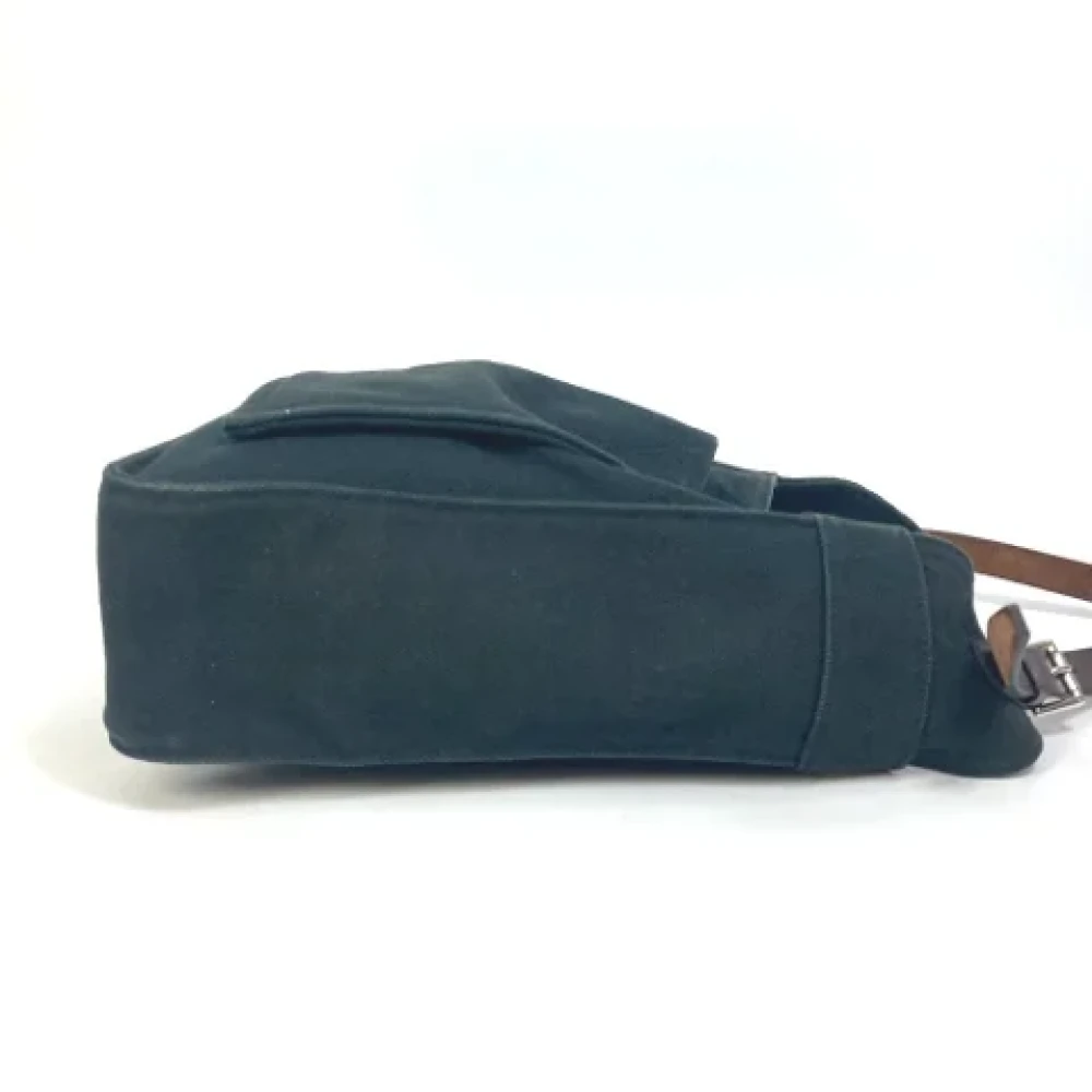 Hermès Vintage Pre-owned Fabric shoulder-bags Black Dames
