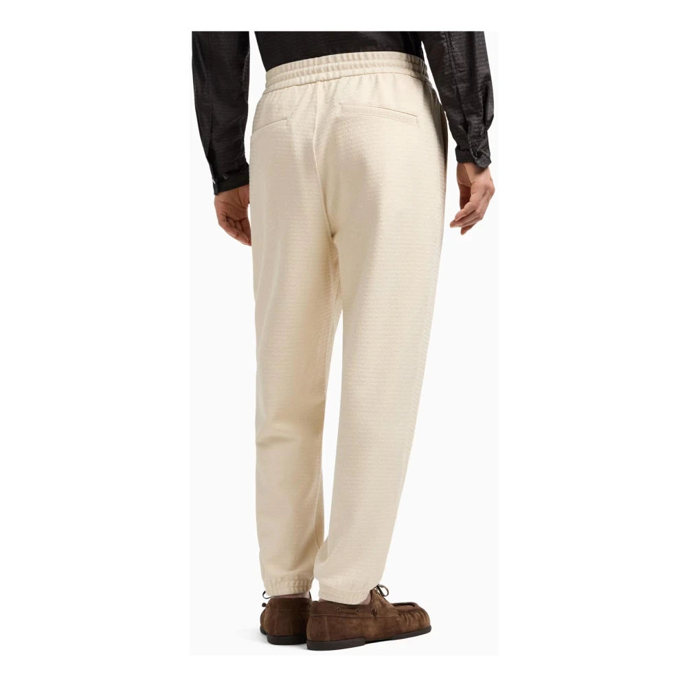Emporio Armani Beige Stijlvolle Broek Beige Heren