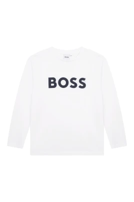 Långärmad jersey-t-shirt