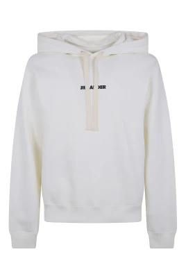 Jil Sander Hoodies Vit L