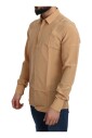chemise-formelle-en-soie-jaune-slim-fit