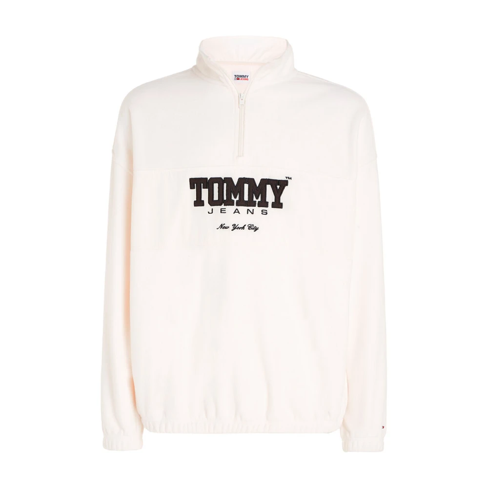 Tommy Jeans Heren Sweatshirt zonder capuchon White Heren