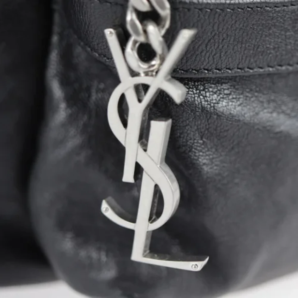 Yves Saint Laurent Vintage Pre-owned Leather shoulder-bags Black Dames