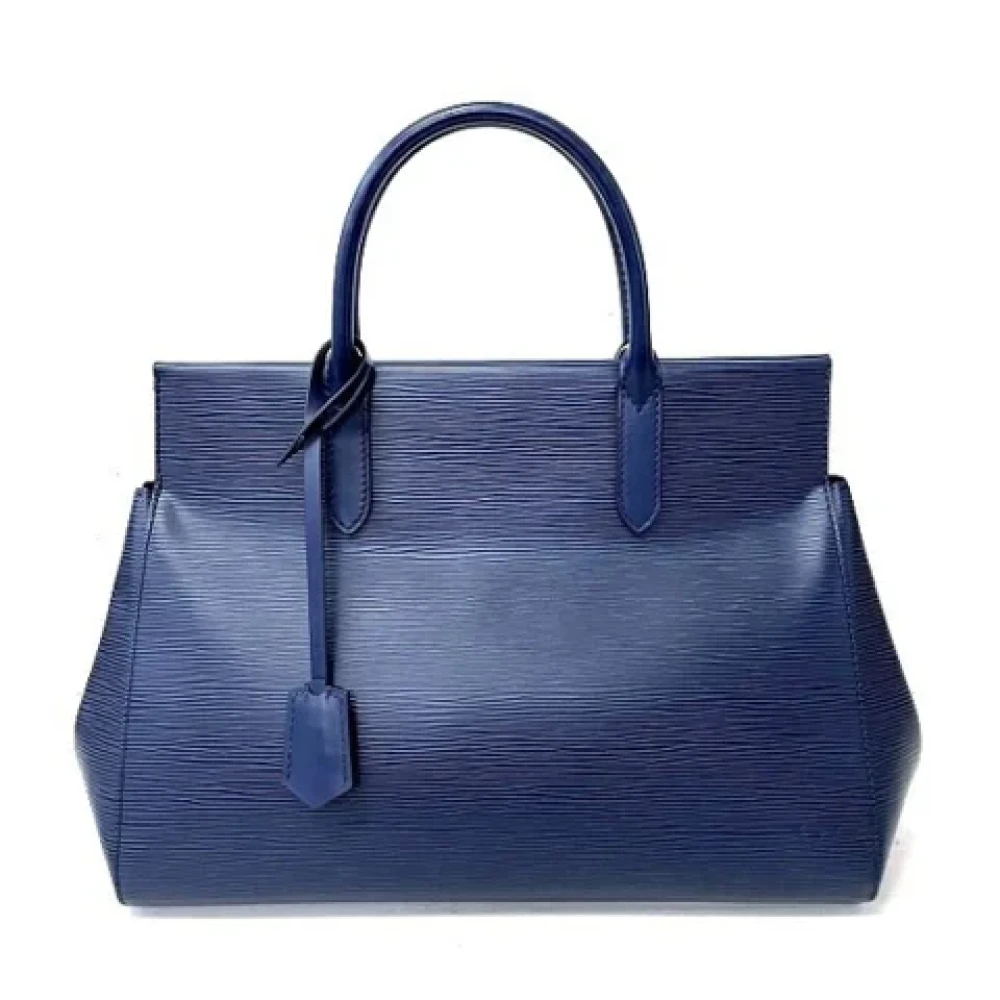 Louis Vuitton Vintage Pre-owned Leather handbags Blue Dames