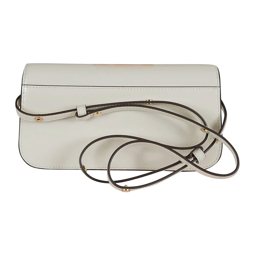 TORY BURCH Leren schoudertas donker senna White Dames