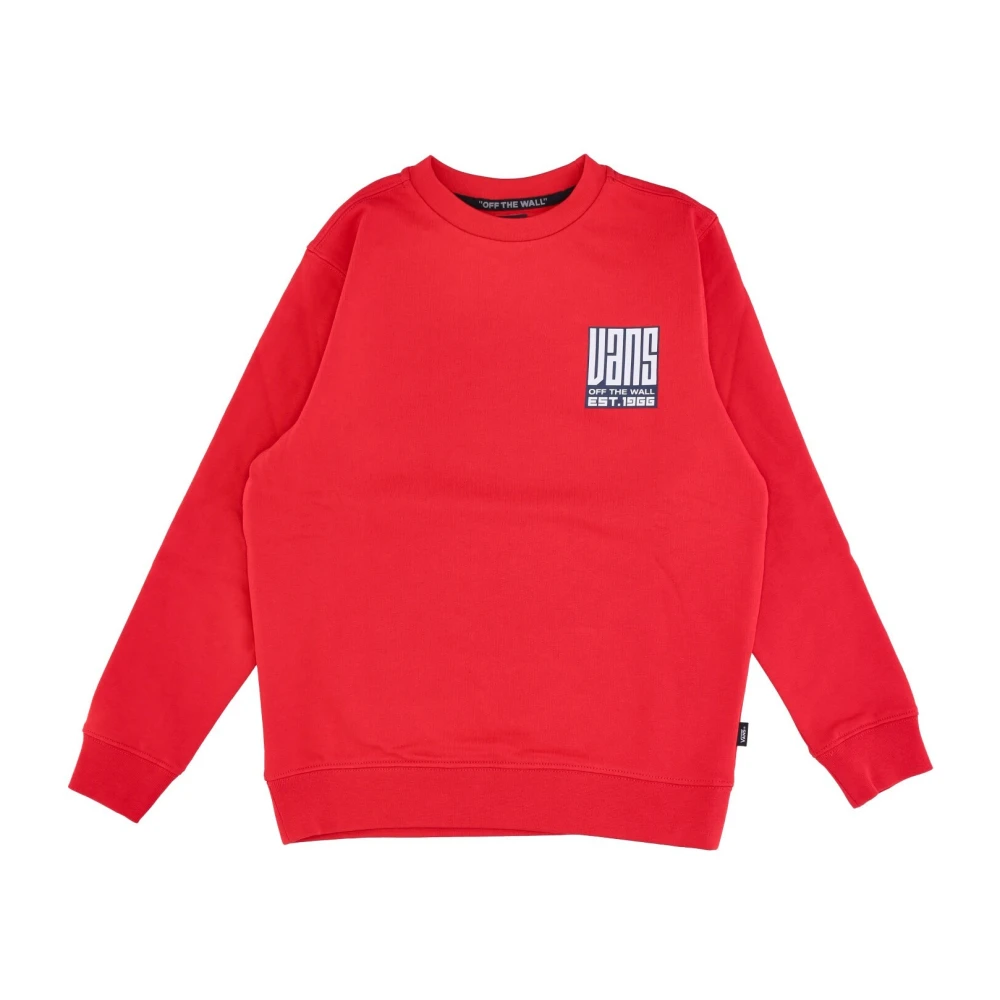 Vans Maze Crewneck Sweatshirt True Red Heren