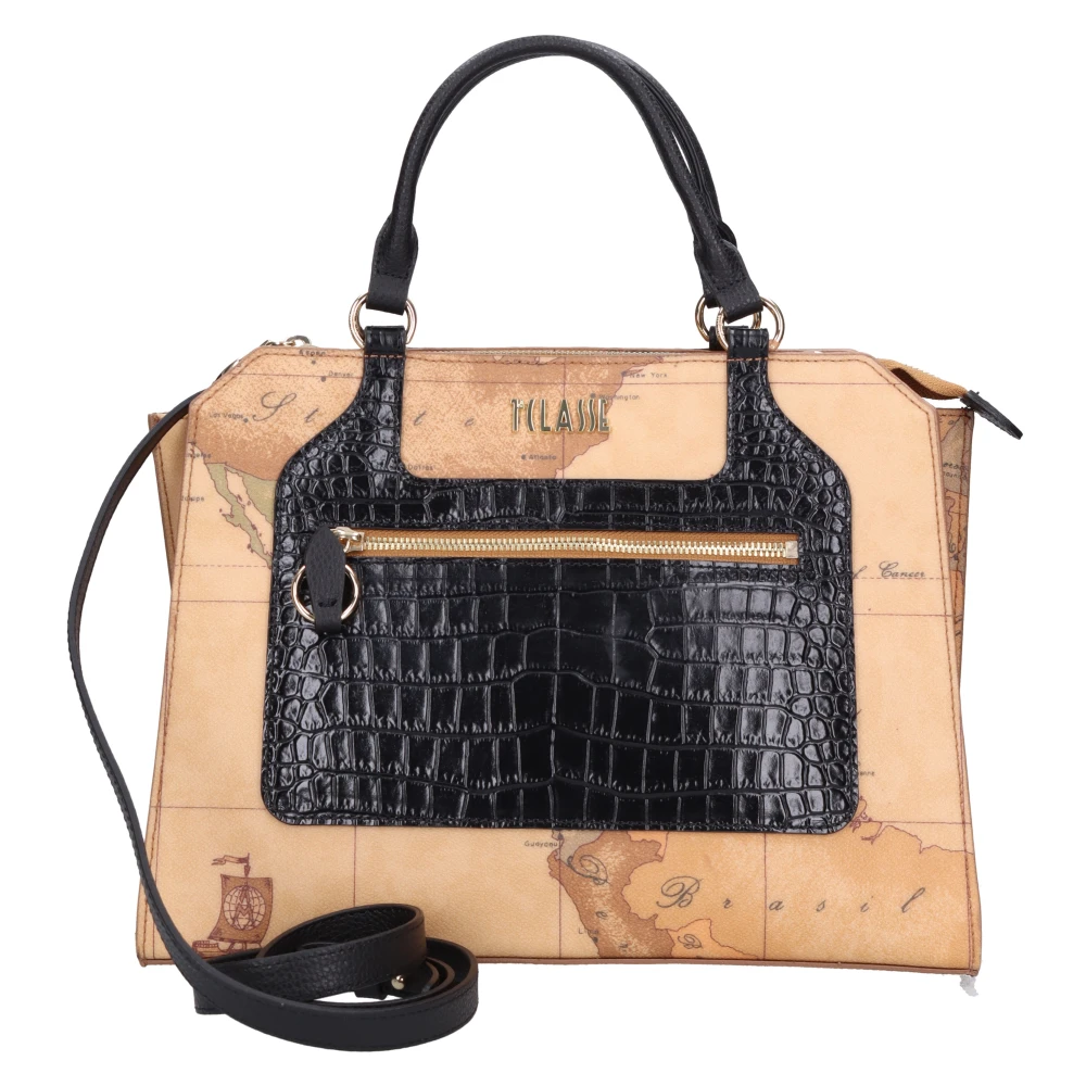 Alviero Martini 1a Classe Tassen.. Zwart Multicolor Dames