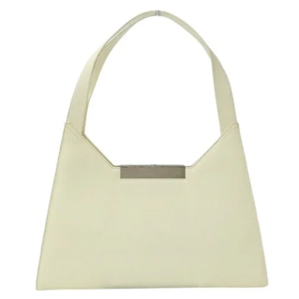 Salvatore Ferragamo Pre-owned Leather shoulder-bags White Dames