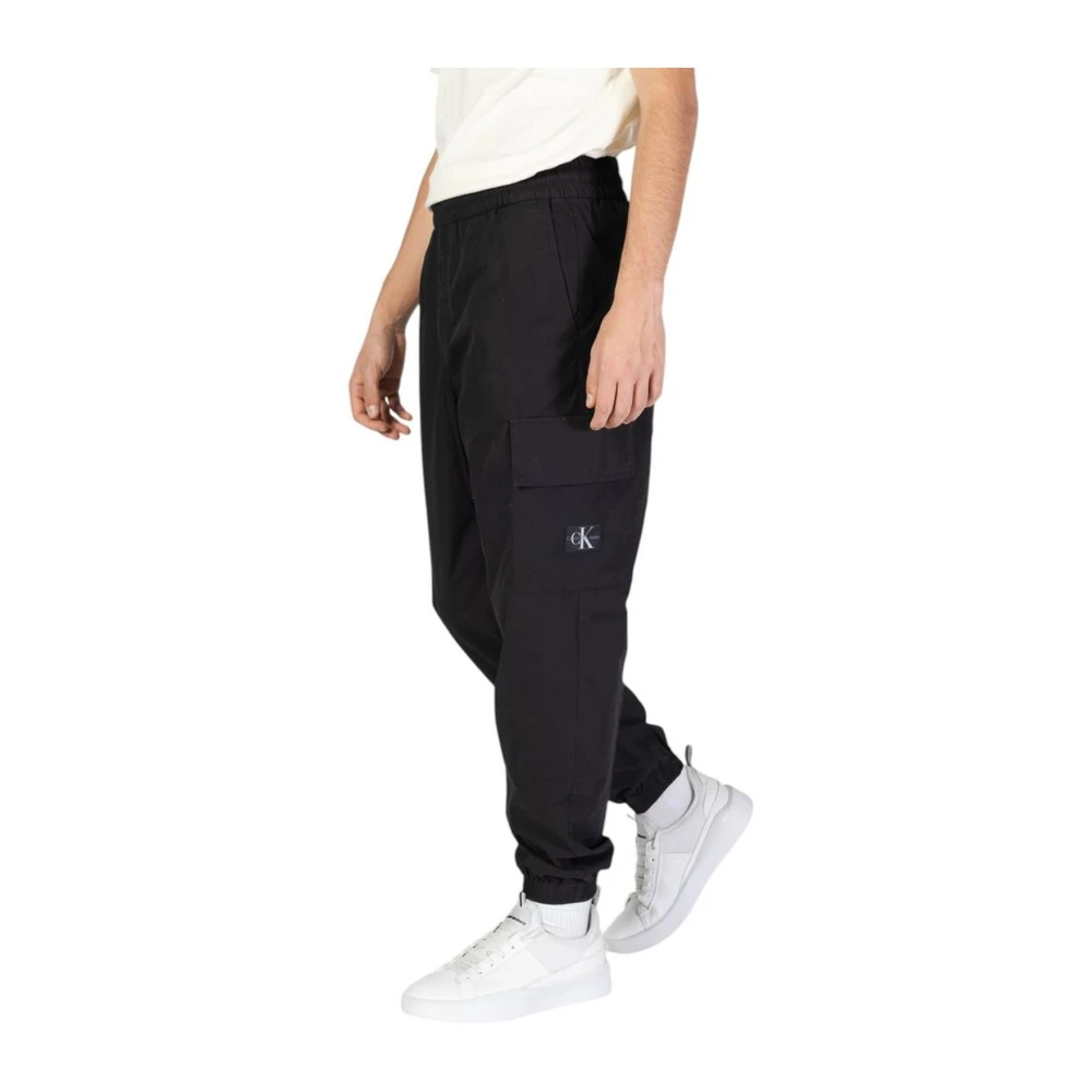 Calvin Klein Jeans Straight-Leg Katoenen Jeans Black Heren