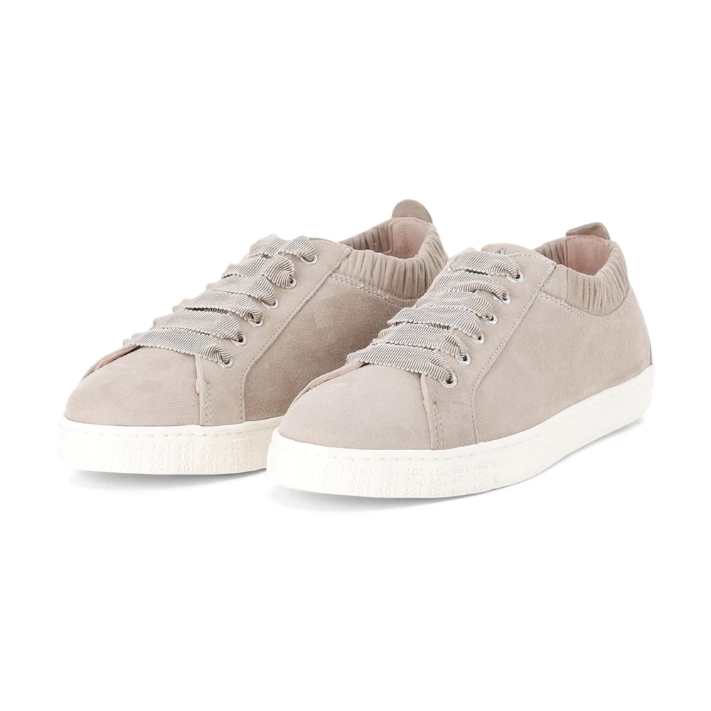AGL Suzie Sneaker Dames Schoenen Bruin
