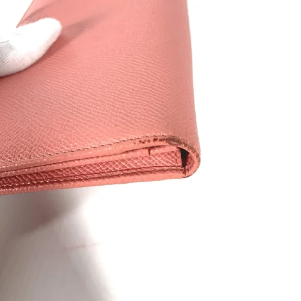 Bvlgari Vintage Pre-owned Leather wallets Pink Dames