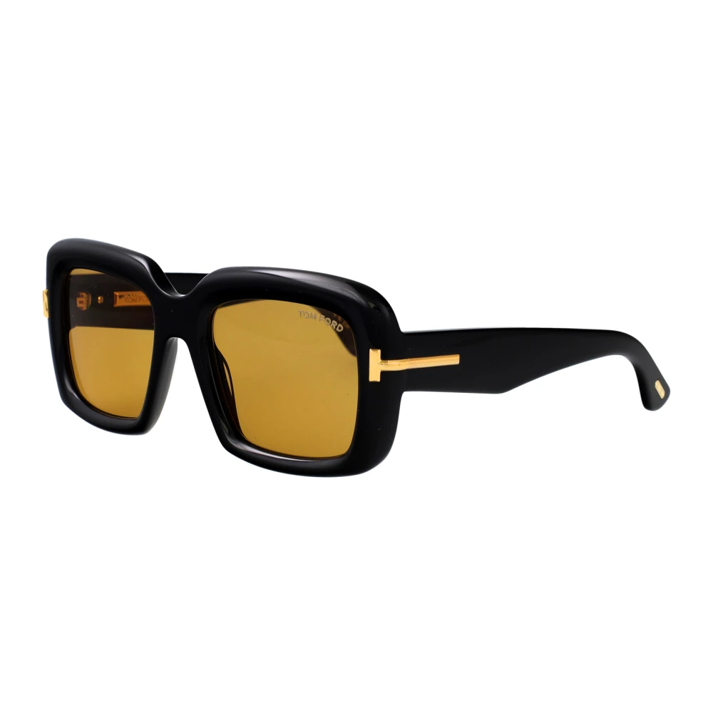 Tom Ford Unisex Black Sunglasses, 53 Mm, Icon Square Sunglasses