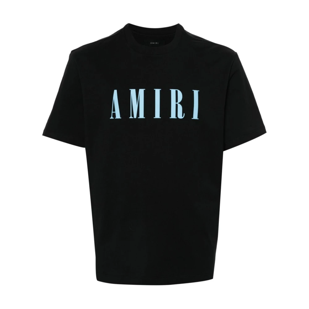 Amiri Jersey Textuur T-shirts en Polos Black Heren