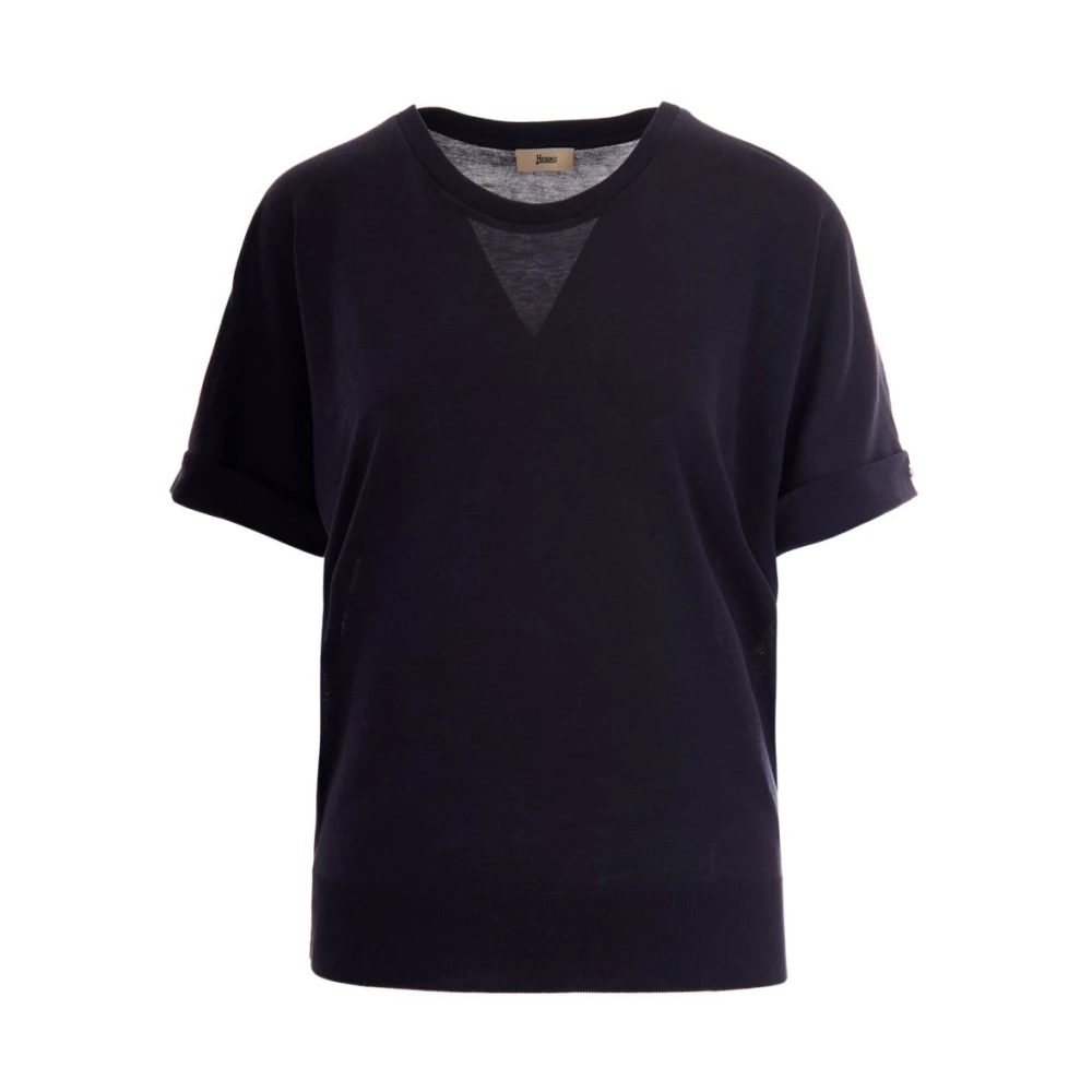 Herno Femme Bleu - Knitwear > Round-Neck Knitwear