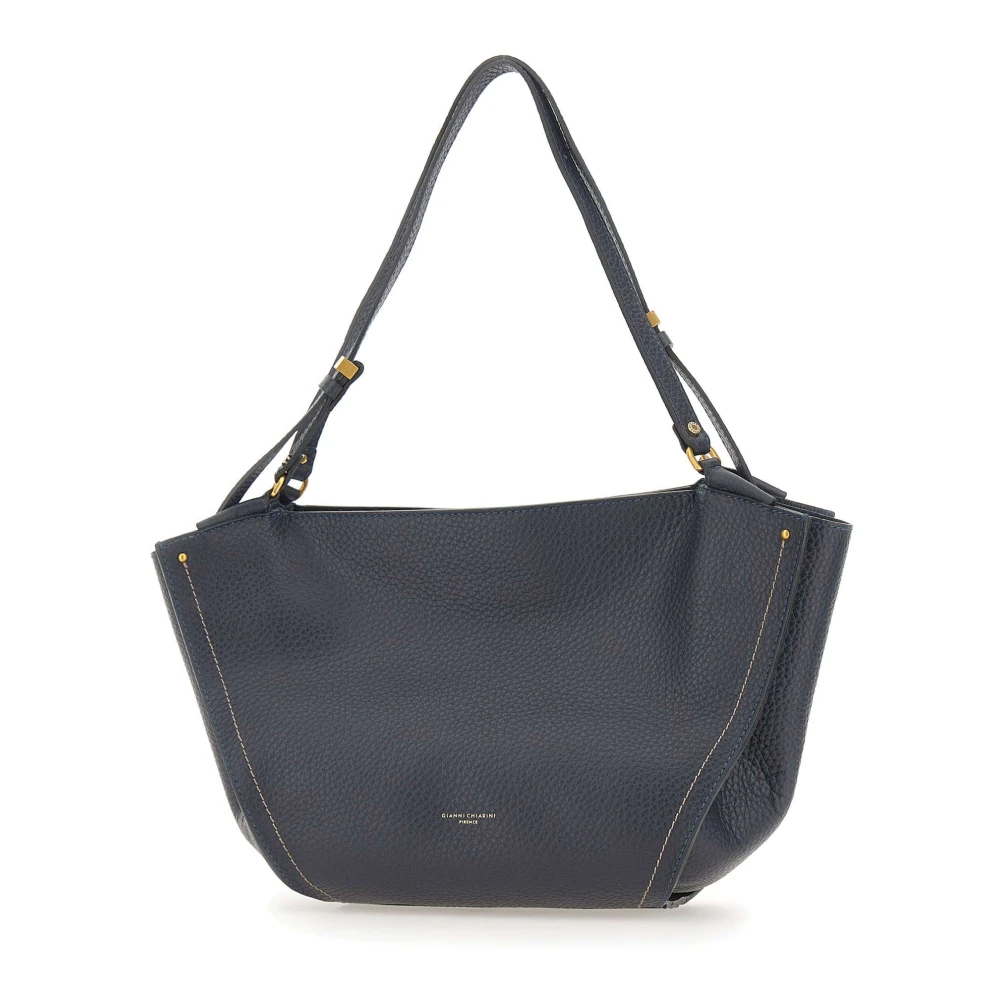 Gianni Chiarini Women's Blue Bloom Shoulder Bag - Shopping Bags - One Size - Bags