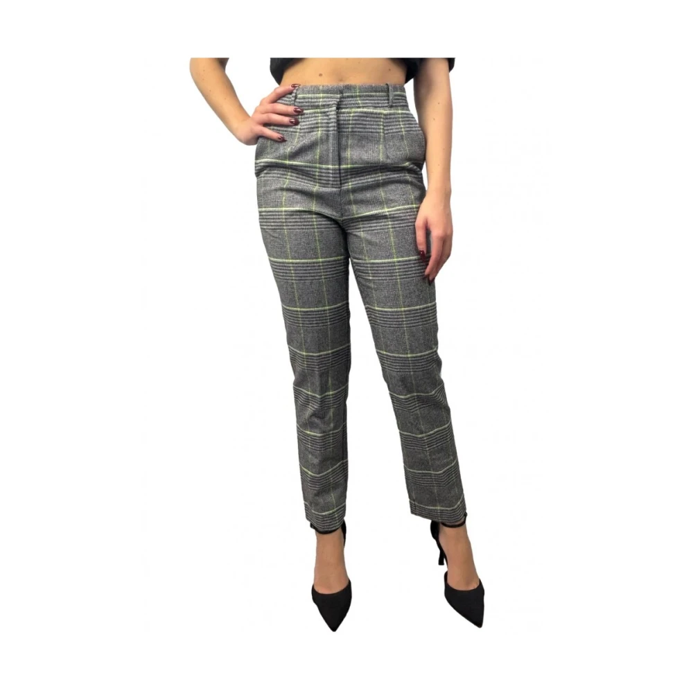 Manila Grace Wollen broek met viscose Gray Dames