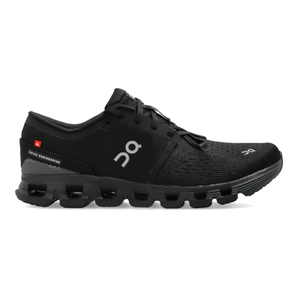 On Running Women's Black Running Shoes, 8 Uk, Cloud X 4