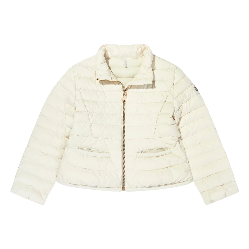 Moncler Girls Beige Ivory Down Padded Jacket For - Winter Jackets - 4 Y - Kids