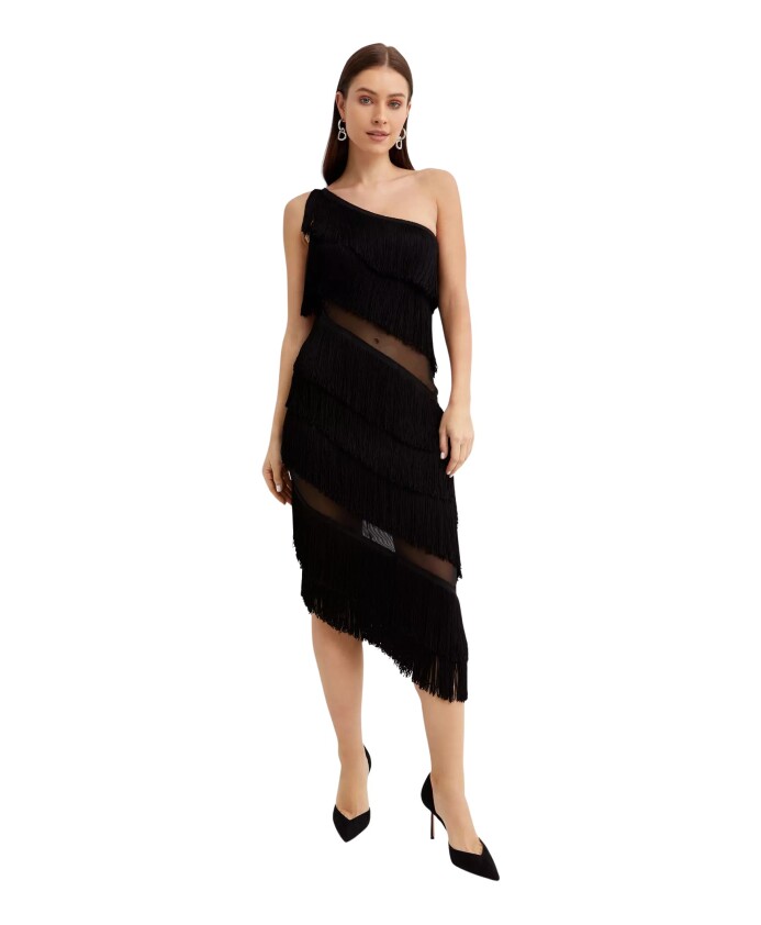 fringed-asymmetric-midi-dress