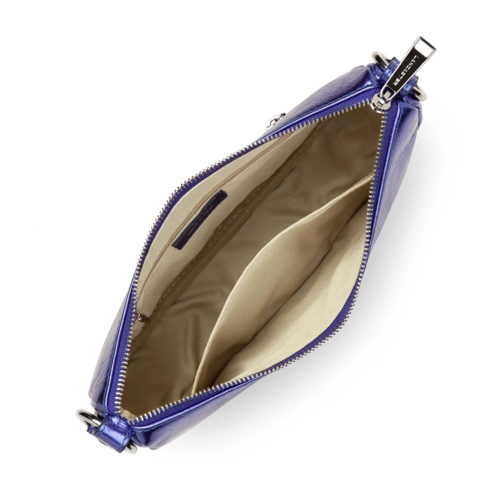 Lancaster Fashion FIrenze Rits Halve Maan Tas Blue Dames