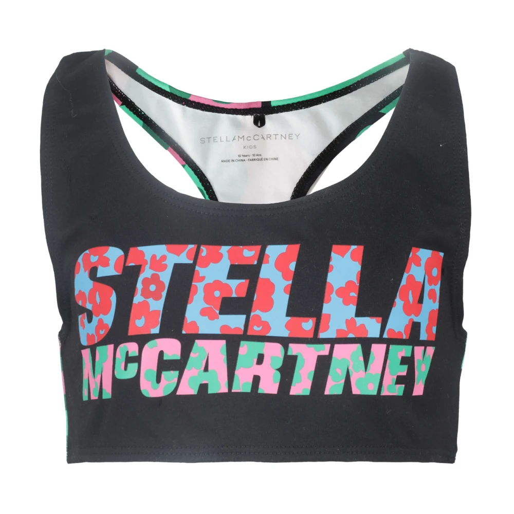 Stella Mccartney Girls Black Kids Sleeveless Tops, 14 Y, Sleeveless Top