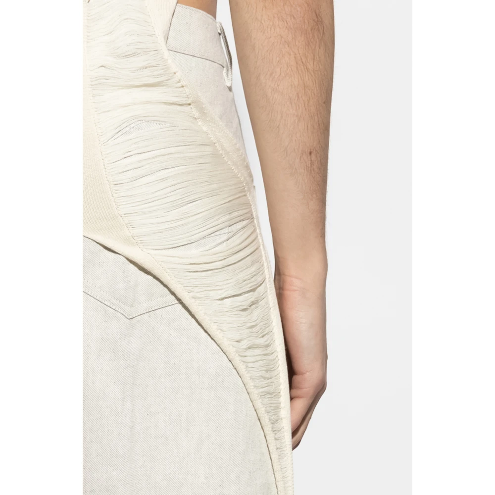 Rick Owens Wollen Tanktop Beige Heren
