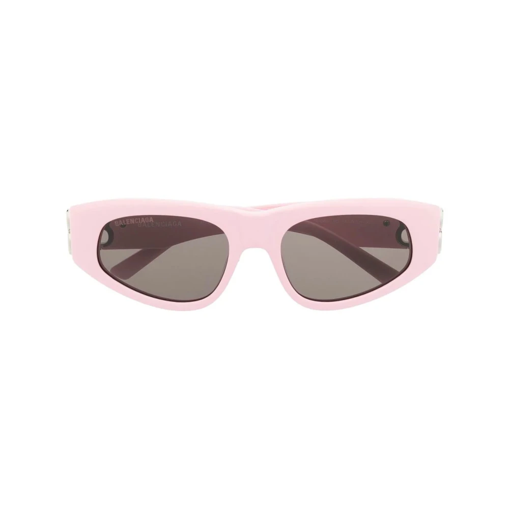 Balenciaga Vintage-geïnspireerde ovale zonnebril Pink Dames