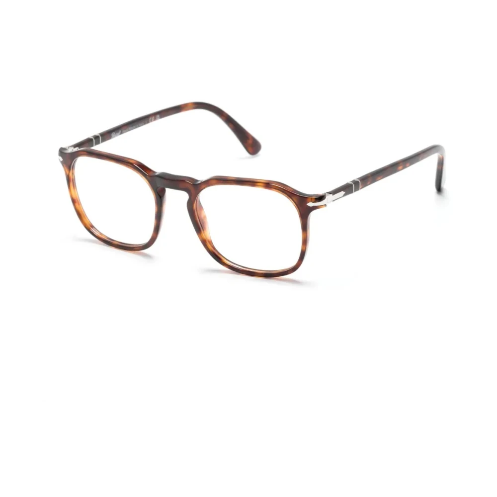 Persol Unisex Brown Eyeglasses - Glasses - 52 Mm - Accessories
