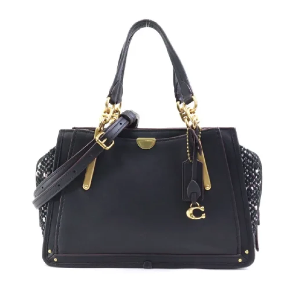 Coach Pre-owned Leather handbags Black Dames
