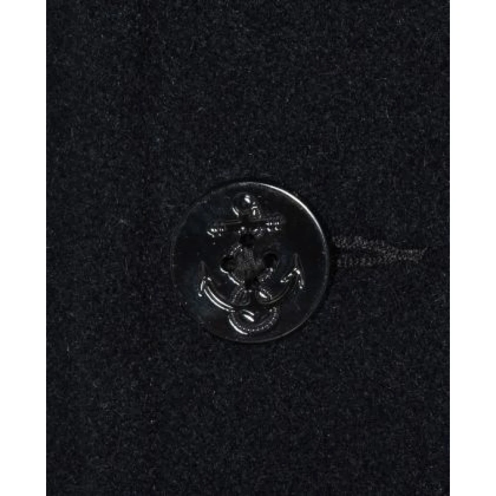 Schott NYC Wol wollen Caban Seacoat Black Heren