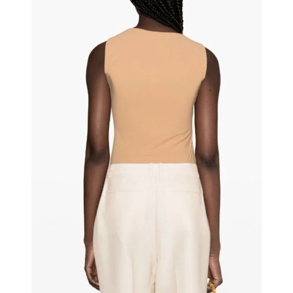 Jil Sander Nude Classic Bodywear Beige Dames
