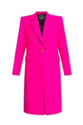 manteau-long-en-laine-fuchsia-avec-boutons-logo