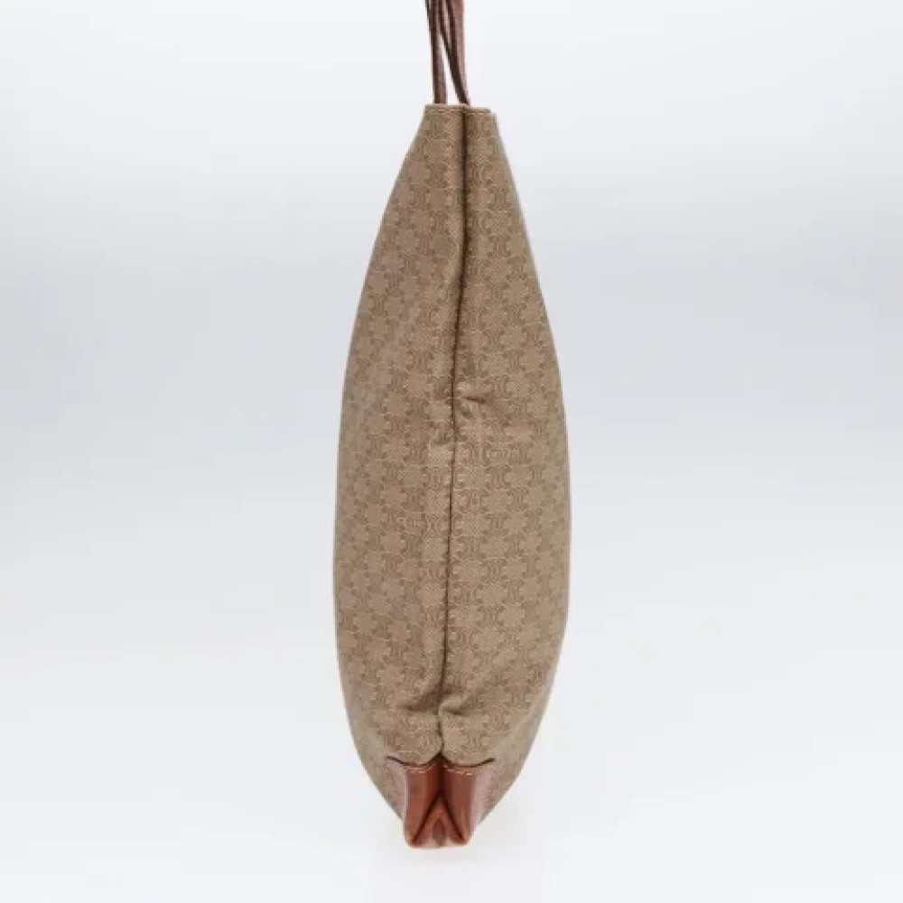 Celine Vintage Pre-owned Canvas handbags Beige Dames