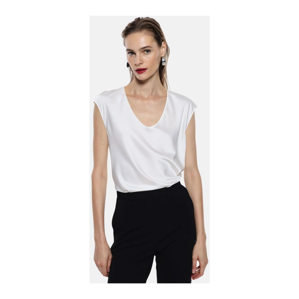 Imperial Mouwloze Top White Dames
