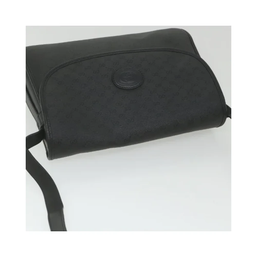 Gucci Vintage Pre-owned Canvas gucci-bags Black Dames